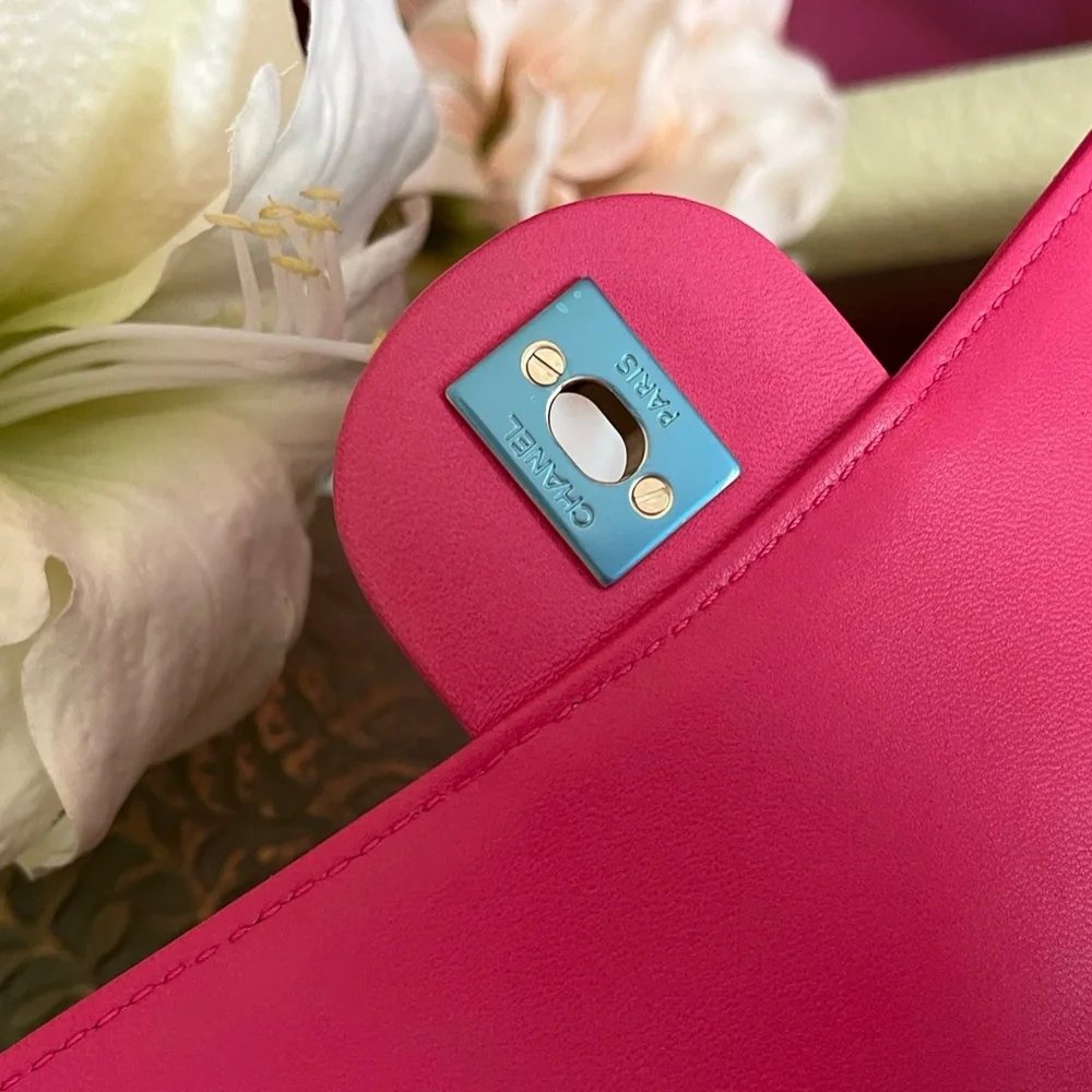 Chanel Pink Medium Chic Flap Bag